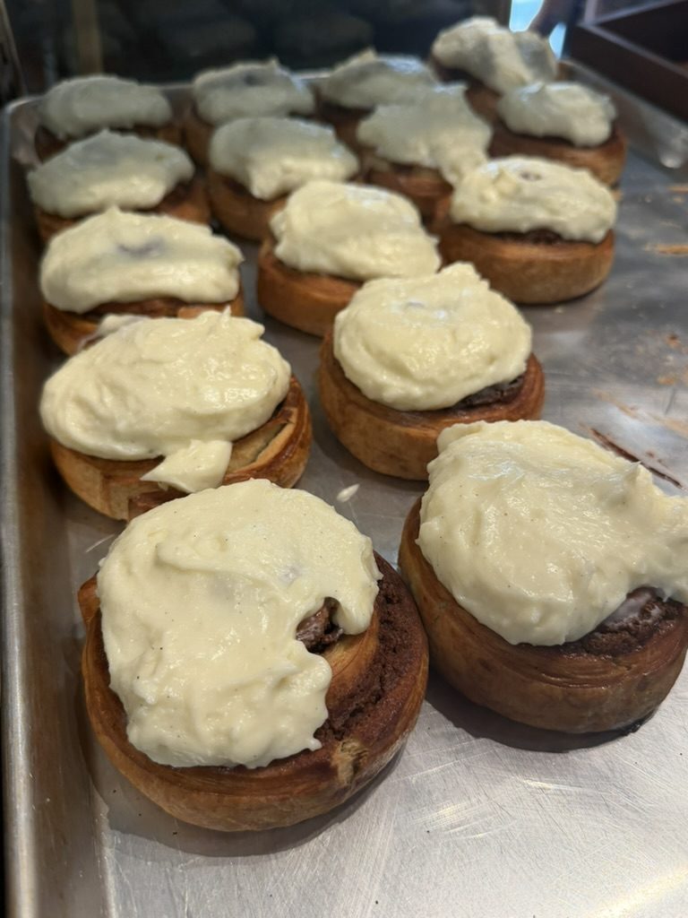 Baked each morning